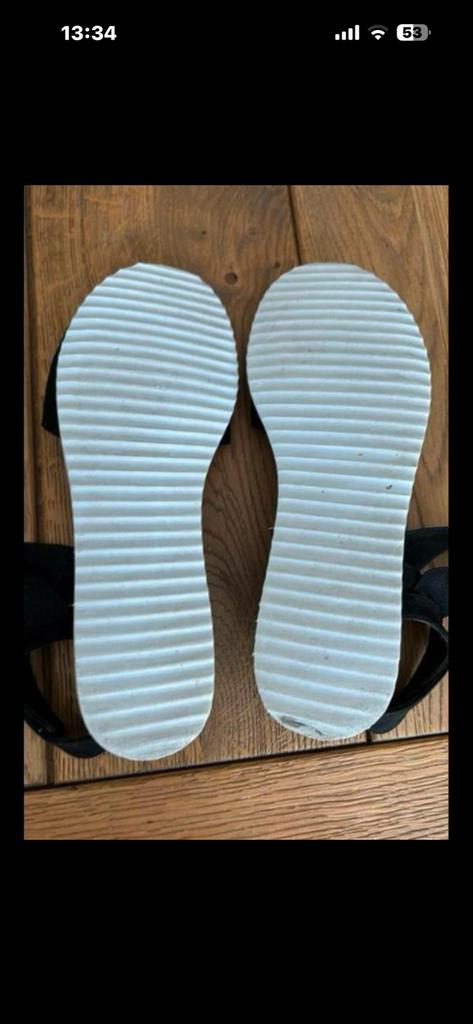 Zwarte BOBS Skechers sandalen met Memory Foam, Kleding | Dames, Schoenen, Zwart, Zo goed als nieuw, Sandalen of Muiltjes, Ophalen of Verzenden