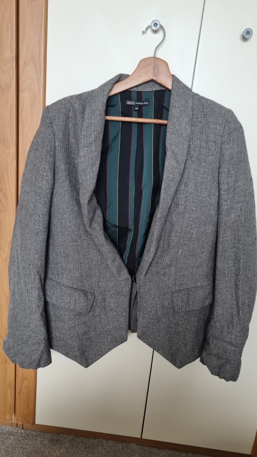 Stijlvolle Patrizia Pepe Blazer - Maat 44, Kleding | Dames, Jasjes, Kostuums en Pakken, Maat 46/48 (XL) of groter, Ophalen of Verzenden