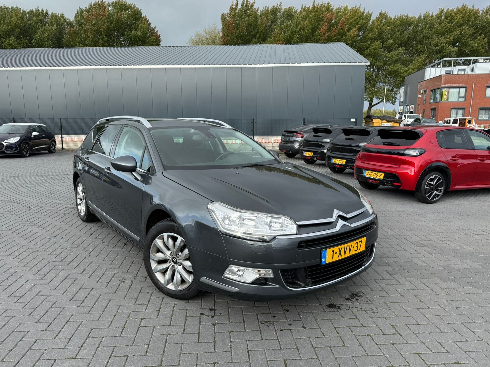 Citroën C5 1.6 Hdif Tourer AUT 2014 Grijs, Auto's, Euro 5, Stof, 4 cilinders, 23 km/l