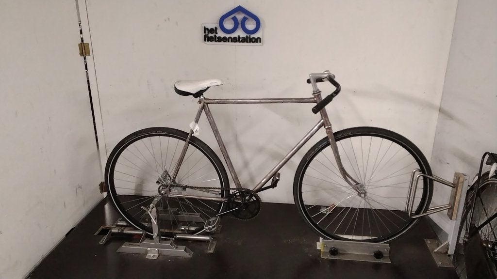 Gazelle Single Speed Ren/Tourfiets, Ophalen, Gebruikt, Staal, 61 tot 65 cm