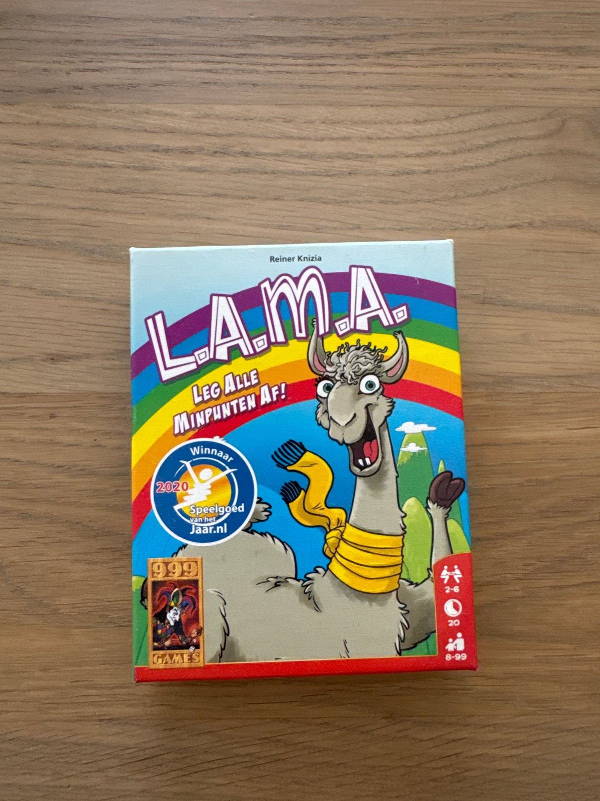 L.A.M.A. Leg Alle Minpunten Af! - Kaartspel, Hobby en Vrije tijd, Gezelschapsspellen | Kaartspellen, Drie of vier spelers, Ophalen of Verzenden