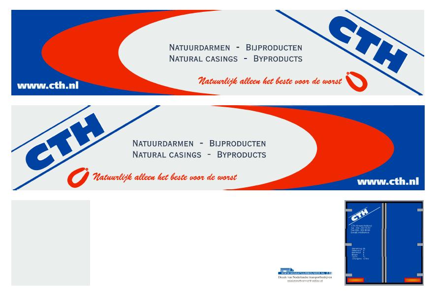 Vrachtauto decal 1:50 CTH Almere, Hobby en Vrije tijd, Modelauto's | 1:50, Verzenden, Nieuw, Bus of Vrachtwagen, Overige merken