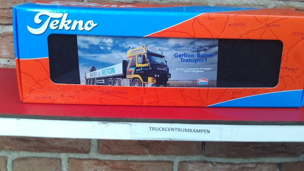 Tekno  Volvo  FH12  Globetrotter  van  Gerben  Buiter., Hobby en Vrije tijd, Ophalen of Verzenden, Nieuw, Bus of Vrachtwagen, Tekno