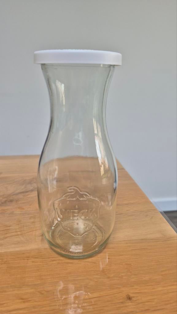 Weckpot, Ophalen, Gebruikt, Wit, Glas