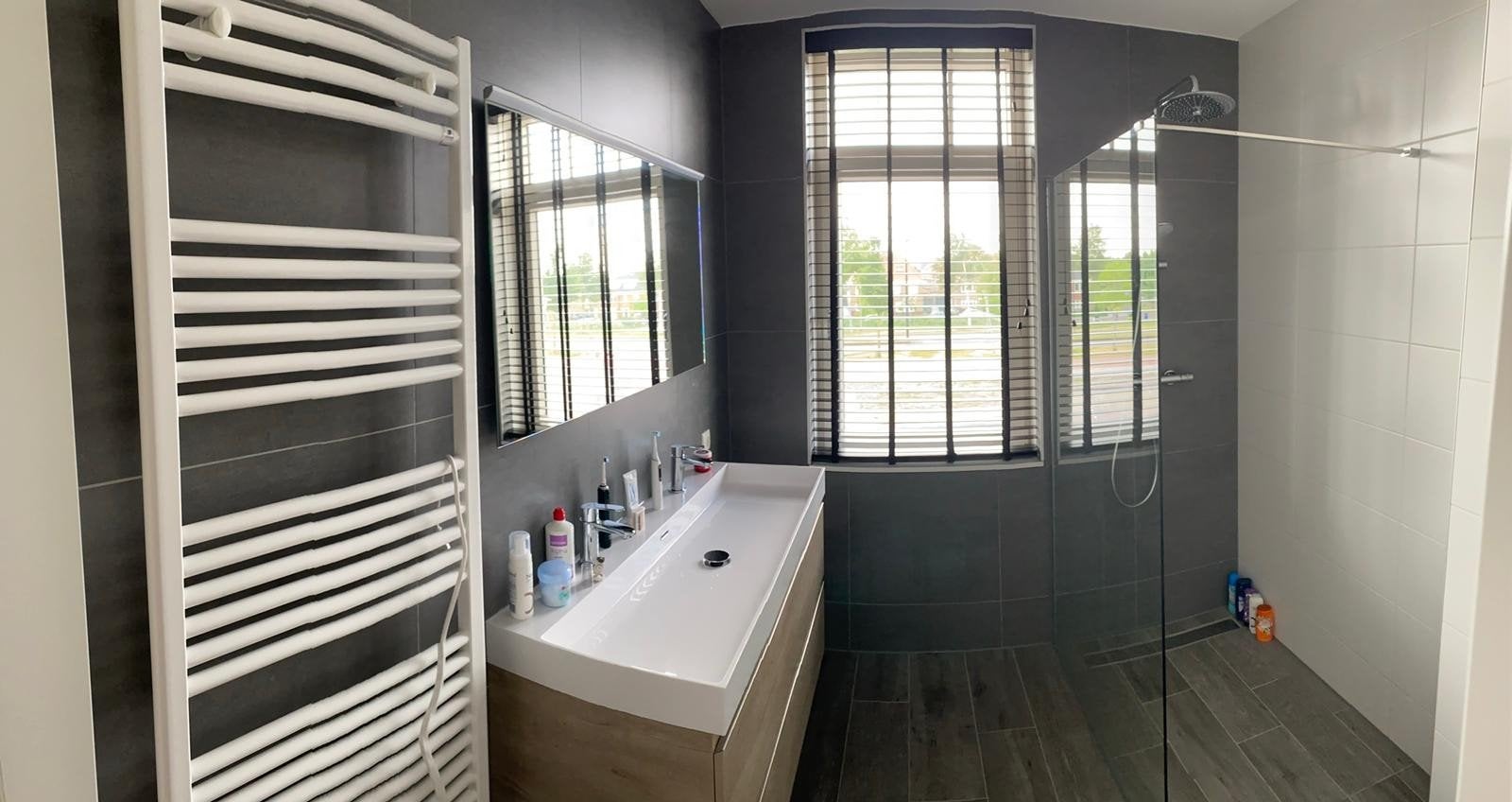 Glazen douchewand, Ophalen, Zo goed als nieuw, Glas, Douche