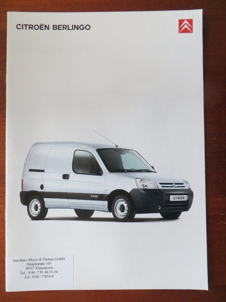 Citroën Berlingo (nov. 2002), Ophalen of Verzenden, Nieuw, Citroën