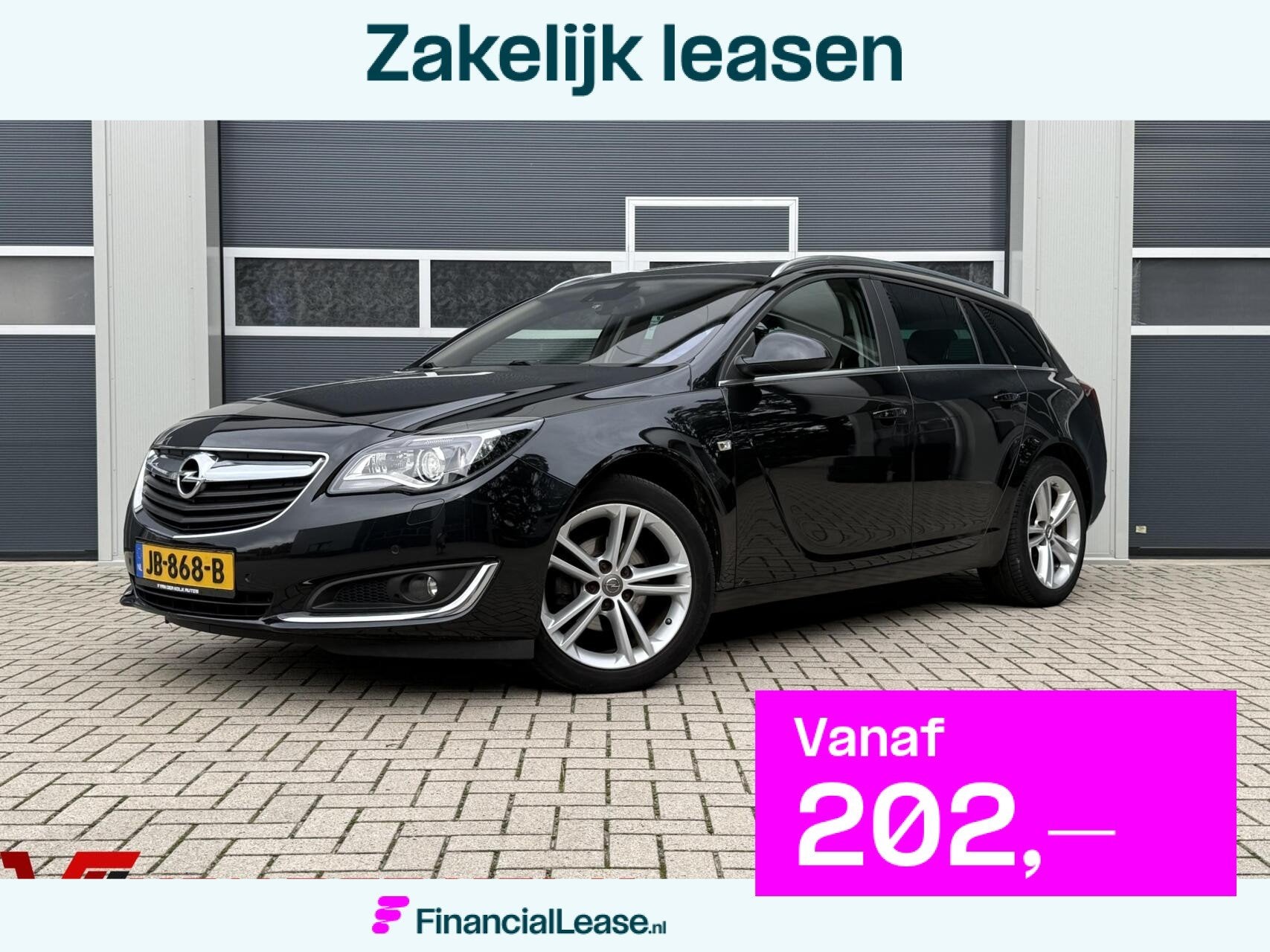 Opel Insignia Sports Tourer 1.4 T EcoFLEX Cosmo | Leder | Ca, Gebruikt, Euro 6, 4 cilinders, Zwart