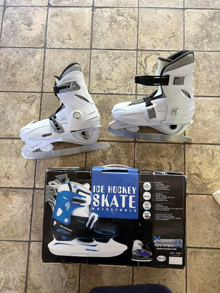 Verstelbare schaatsen (Zie beschrijving), Ophalen, Zo goed als nieuw, IJshockeyschaatsen, Nijdam