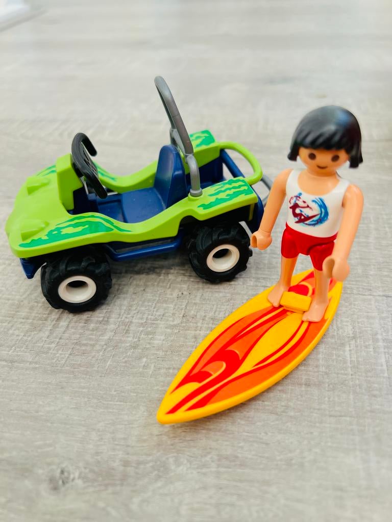 Playmobil setje surfer auto 6982, Ophalen of Verzenden, Gebruikt
