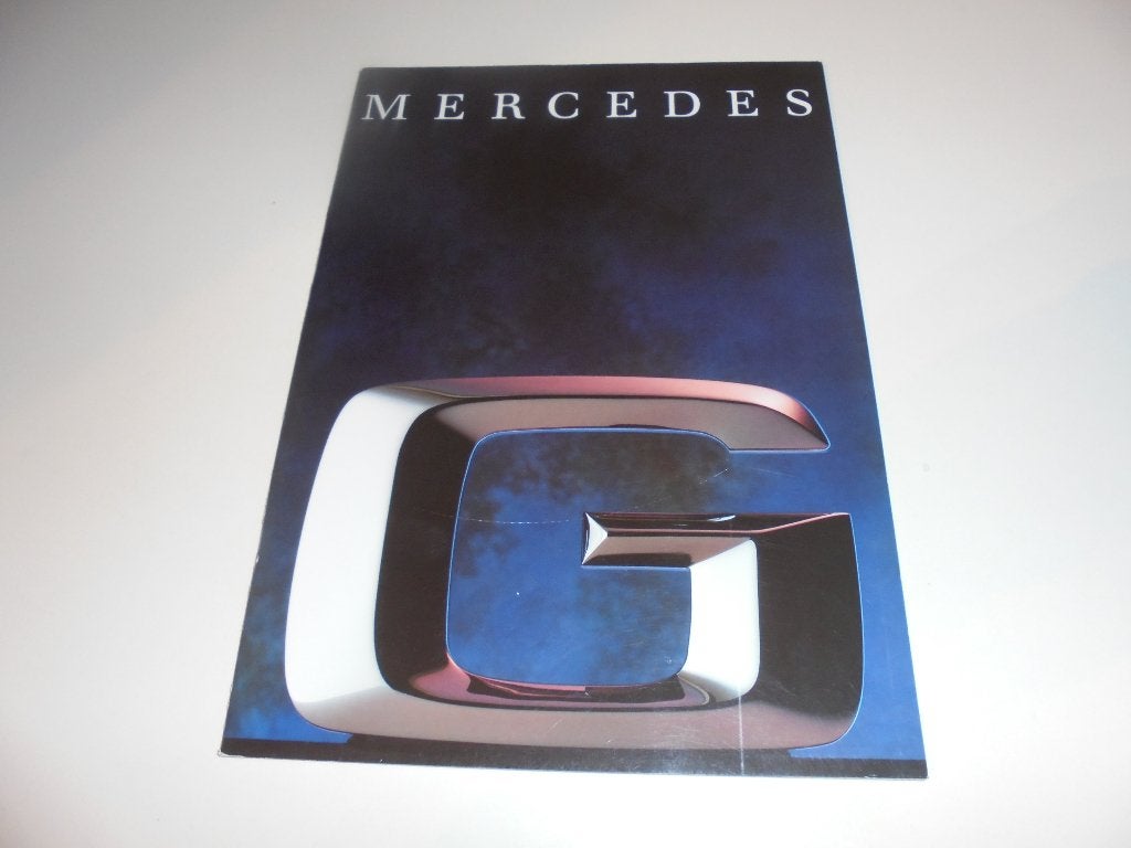 brochure Mercedes G terreinwagen  1990, Ophalen of Verzenden, Nieuw, Mercedes