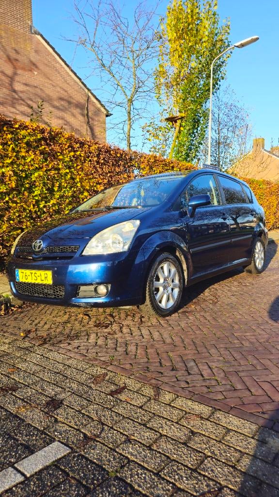 Toyota Corolla Verso 1.8 Vvt-i AUT 7P 2007 Blauw, LPG, 1402 kg, 4 cilinders, 129 pk, Blauw