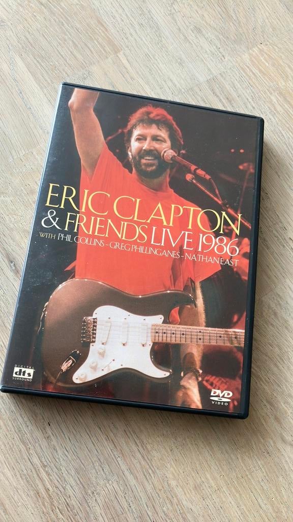 Eric Clapton & Friends dvd live 1986, Alle leeftijden, Ophalen of Verzenden, Zo goed als nieuw