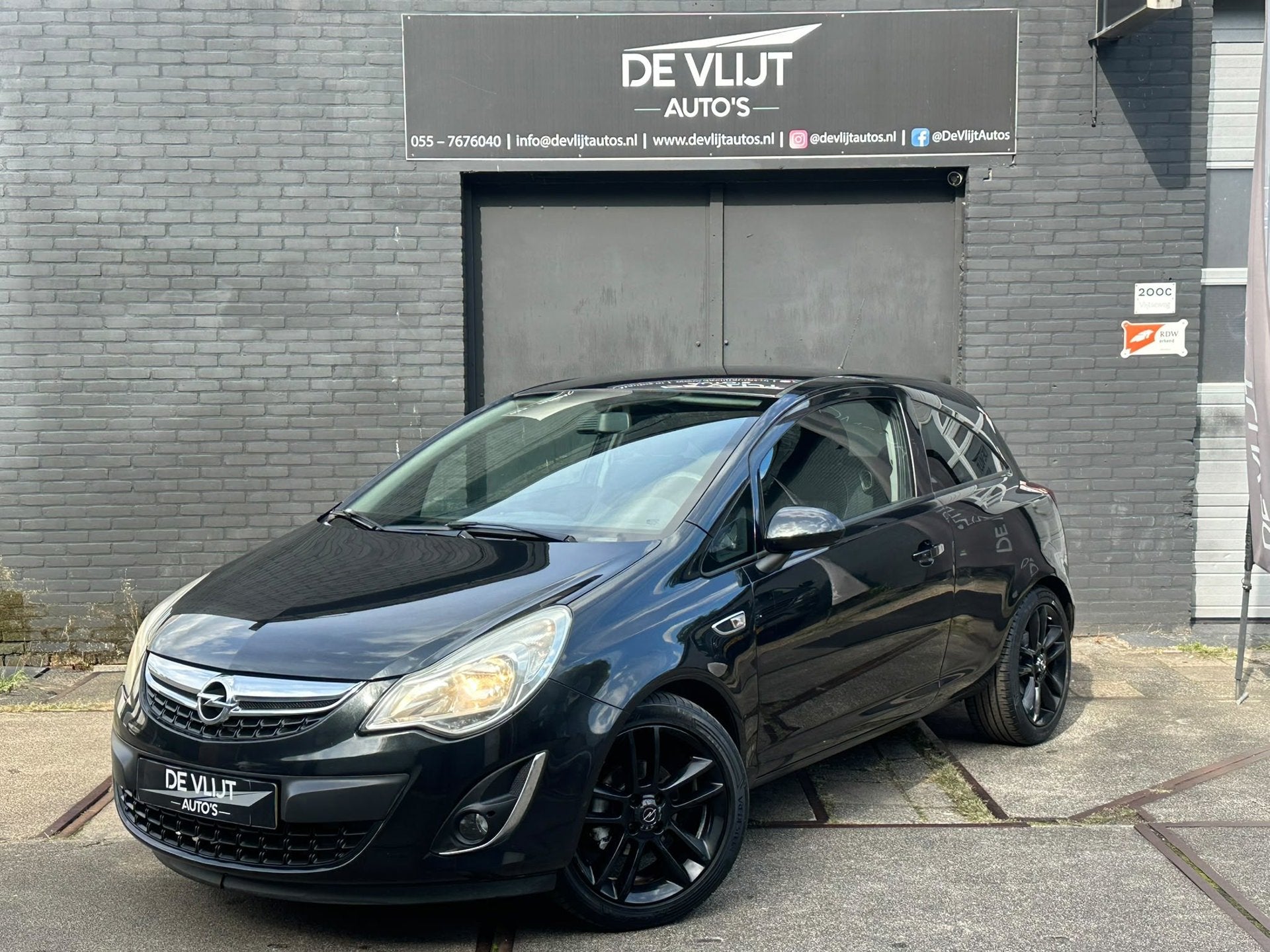 Opel Corsa 1.4-16V | Carplay Kenwood | Airco | Elek Ramen |, Auto's, Voorwielaandrijving, Euro 5, Stof, Zwart