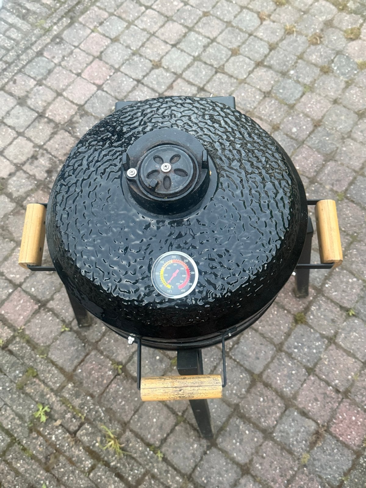 Kamado BBQ Grill - Compact en compleet, Ophalen, Gebruikt, Met accessoires