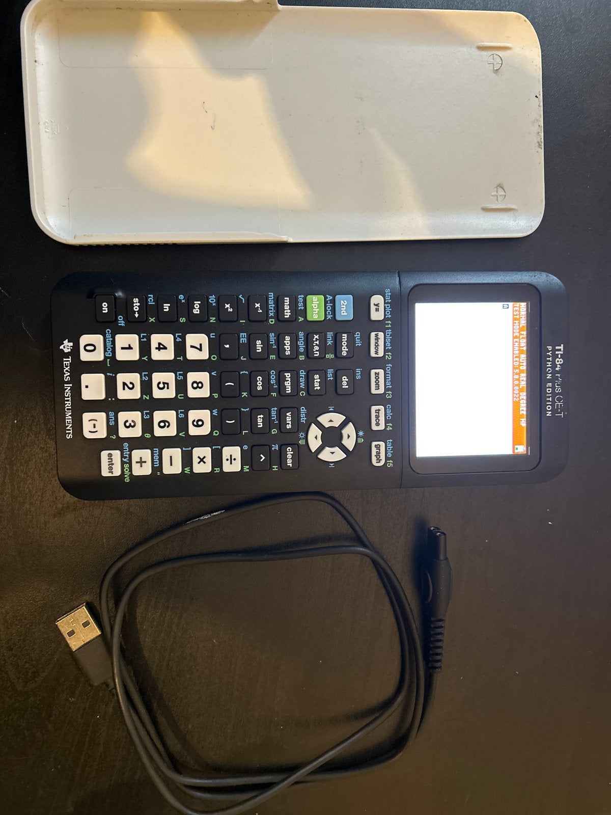 TI-84 Plus CE-T python edition +oplader, Diversen, Ophalen, Grafische rekenmachine, Zo goed als nieuw