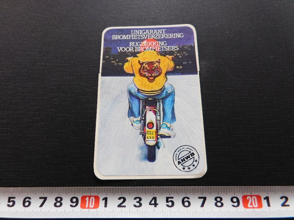 sticker ANWB  Unigarant Bromfietsverzekering, Verzamelen, Ophalen, Zo goed als nieuw