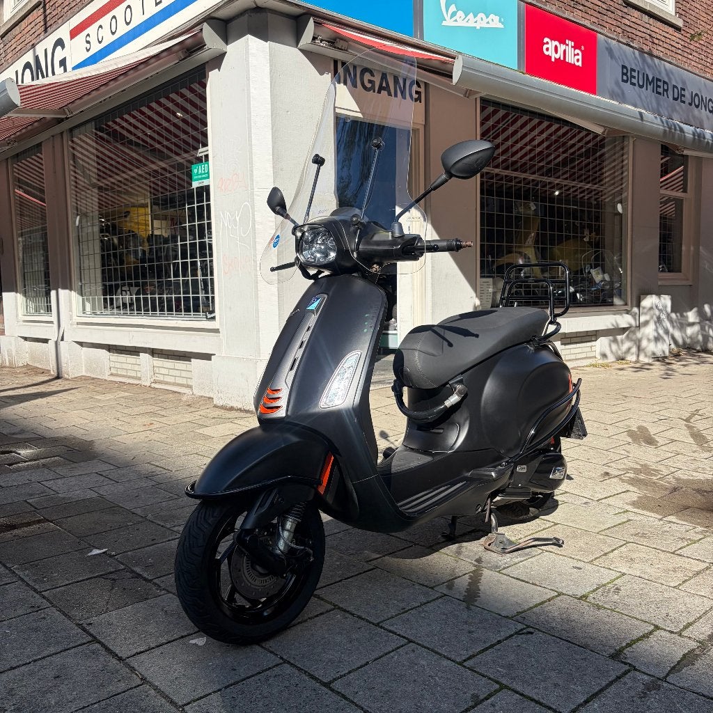 Vespa Sprint S FL 125 Nero Opaco - 8/8/2024 - 8591 km, Overige modellen, Zo goed als nieuw, Vespa, Benzine