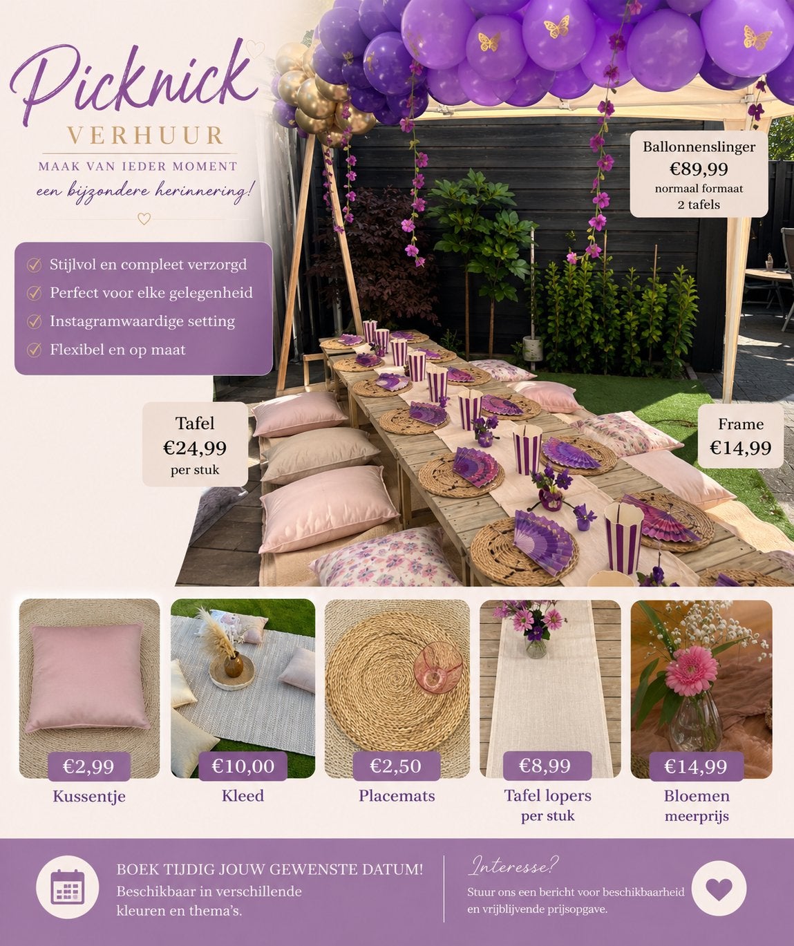 Picknick tafels, Huis en Inrichting, Ophalen of Verzenden