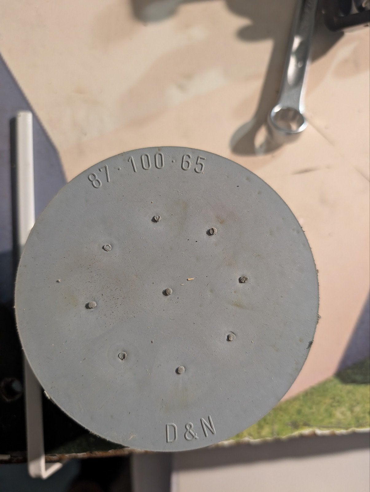 laboratorium stop dop conisch rubber 100mm diameter tot 87mm, Ophalen of Verzenden