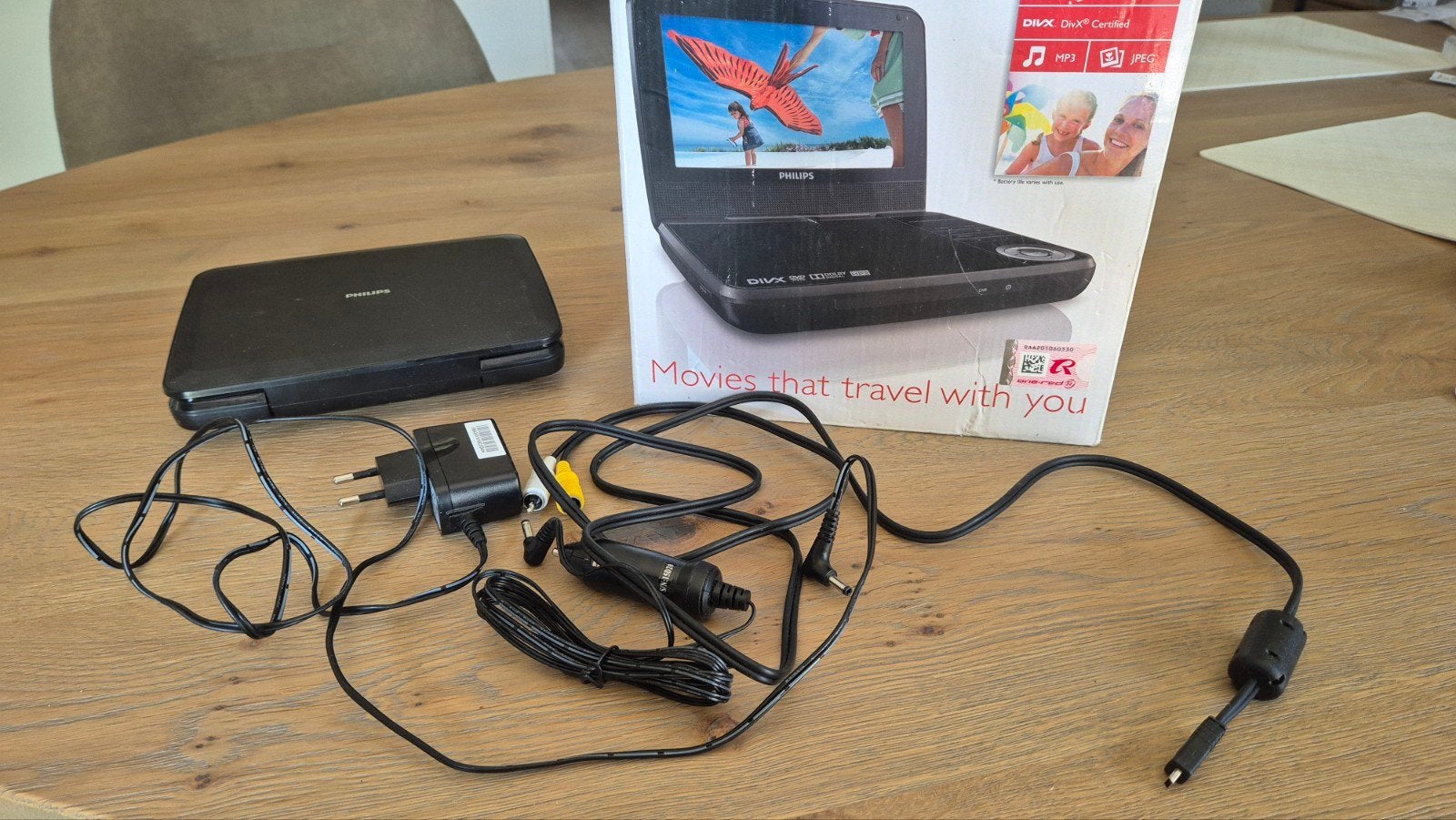 Philips Draagbare DVD-speler PD7001B/12, Dvd-speler, Philips, Draagbaar, Ophalen of Verzenden