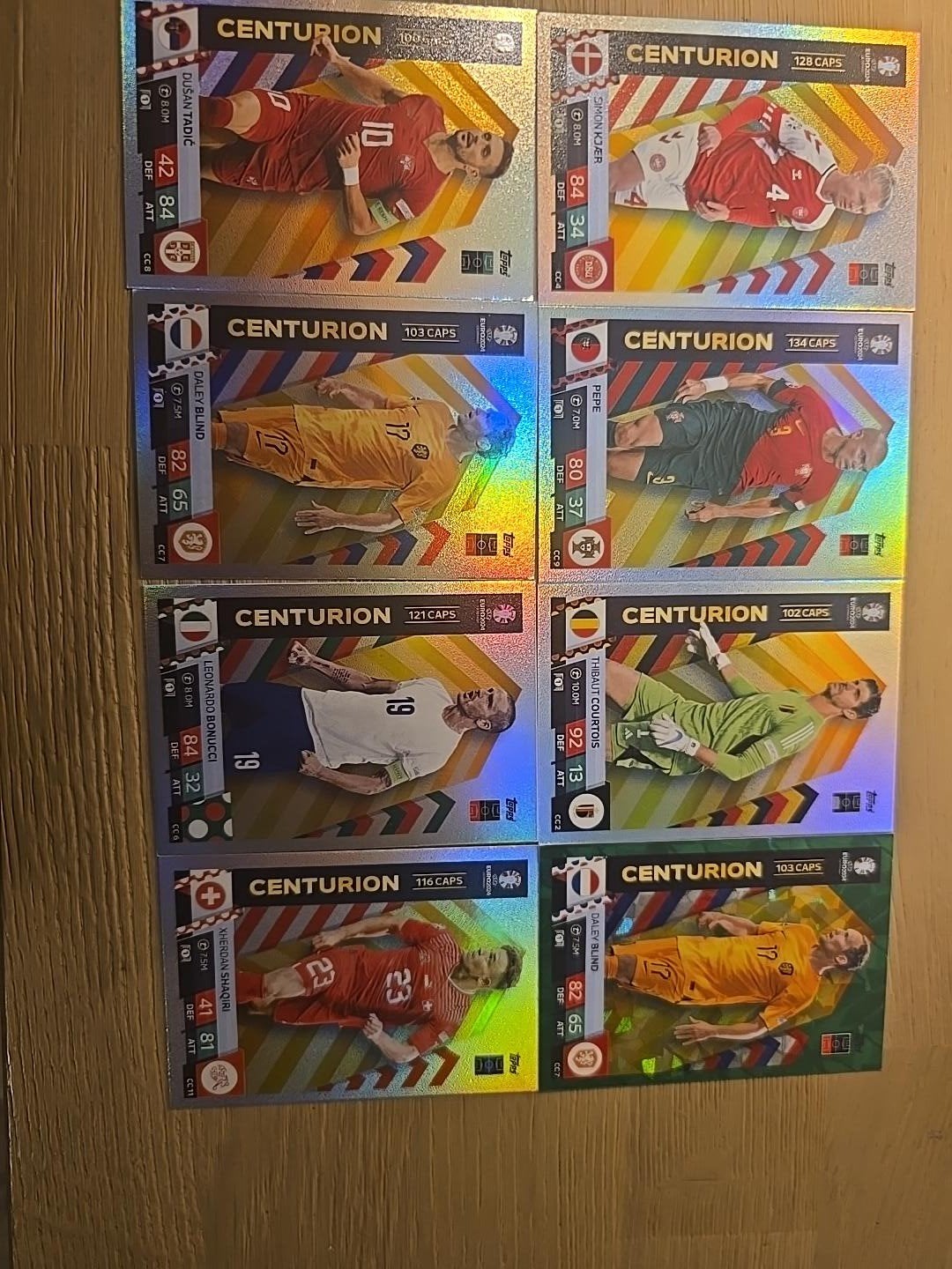 Topps Match Attax Euro 2024 Centurion voetbal kaarten, Verzamelen, Ophalen of Verzenden, Zo goed als nieuw, Buitenlandse clubs
