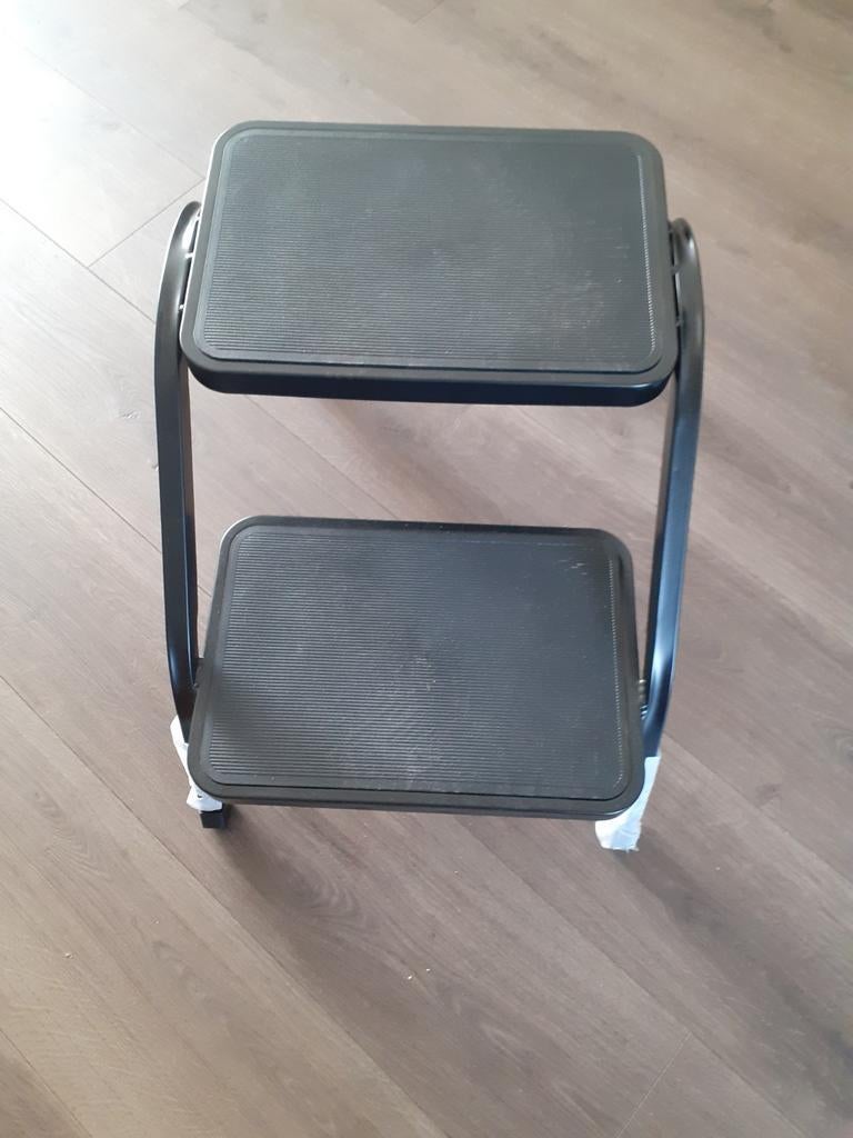 Nieuw caravan opstapje, Ophalen