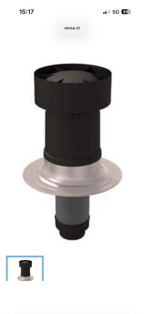 Ventus geïsoleerde dakdoorvoer platdak 150/160, Ophalen, Nieuw, Ventilator