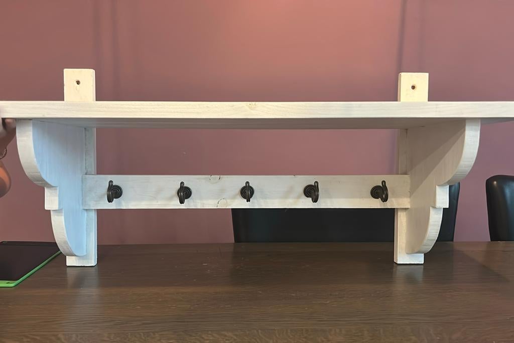 Brocante kapstok, Huis en Inrichting, Woonaccessoires | Kapstokken, Ophalen, Hout, Wandkapstok, Minder dan 100 cm