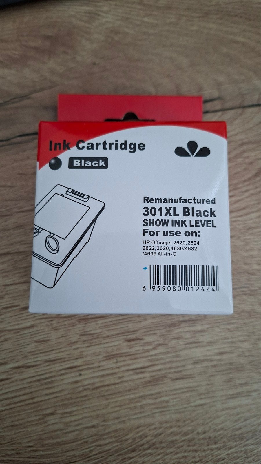 Nieuwe Remanufactured 301XL Zwarte Inktcartridge, Ophalen of Verzenden, Nieuw, Cartridge, Remanufactured (compatibel met HP)