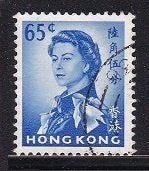 2954 - Hong Kong Michel 204 Xy gestempeld , koningin Elizab, Verzenden, Gestempeld, Oost-Azië