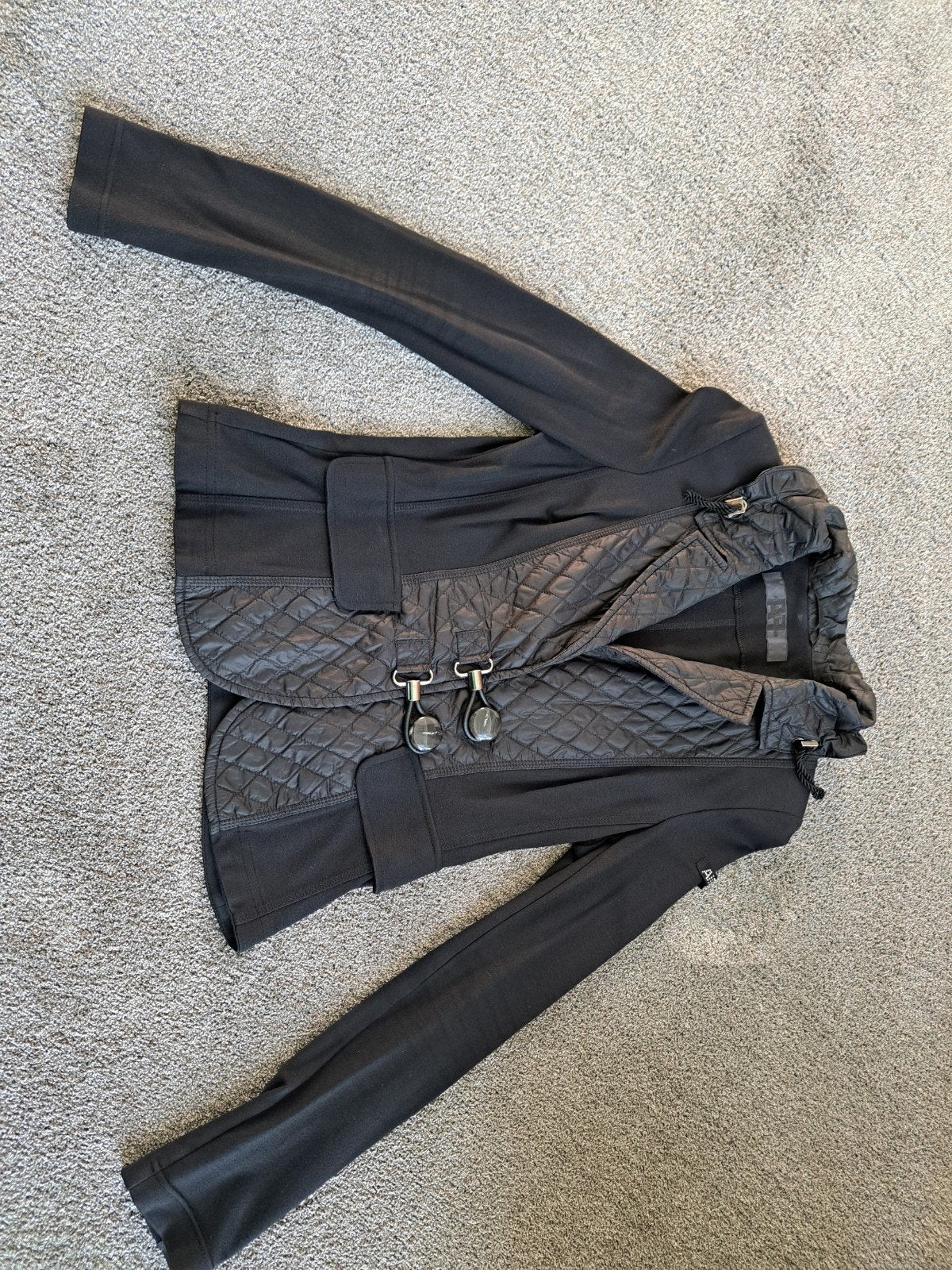 Airfield gewatteerd jasje/blazer - Zwart - Maat 36 (S), Zwart, Ophalen of Verzenden, Zo goed als nieuw, Airfield