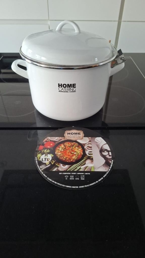 NIEUW Witte soep/stamppot pan GUSTA 5 liter, Ophalen, Nieuw, Rvs, Kookpan of Snelkookpan