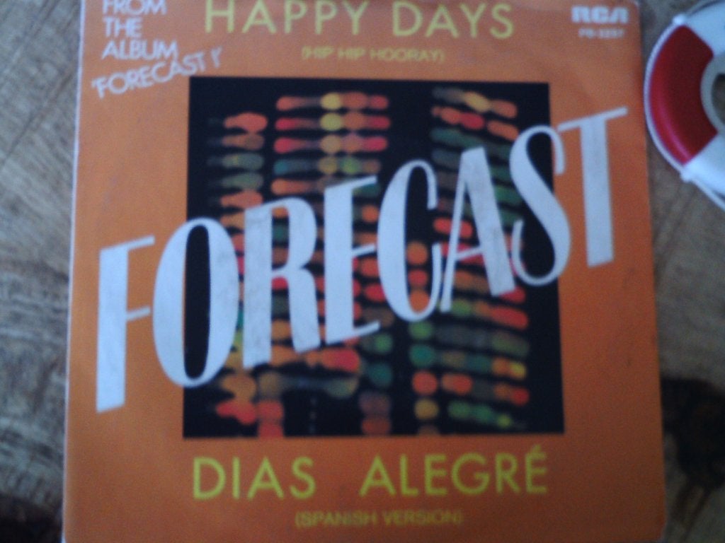 forecast - happy days 1jun, Cd's en Dvd's, Vinyl Singles, 7 inch, Ophalen of Verzenden, Pop, Single