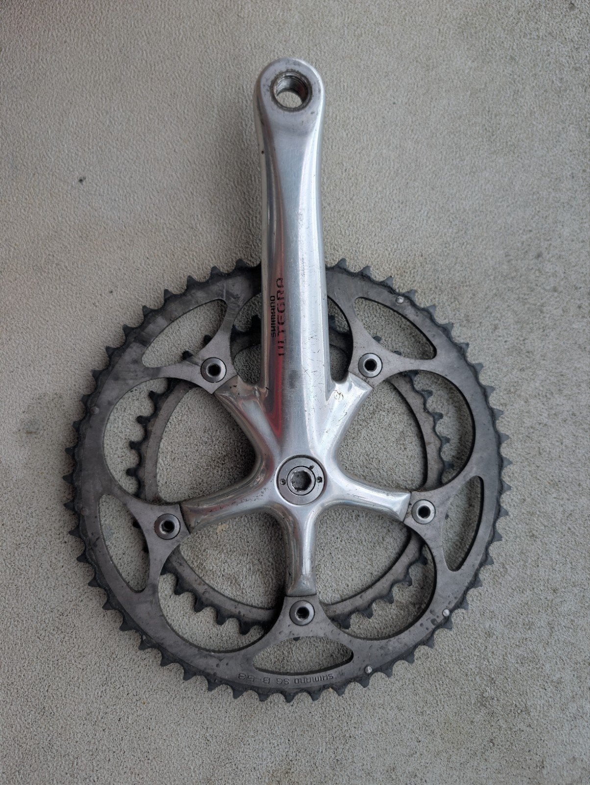 Dura Ace 9 speed groupset (jaren '90) met cross remmen, Gebruikt, Overige typen, Ophalen of Verzenden, Aluminium