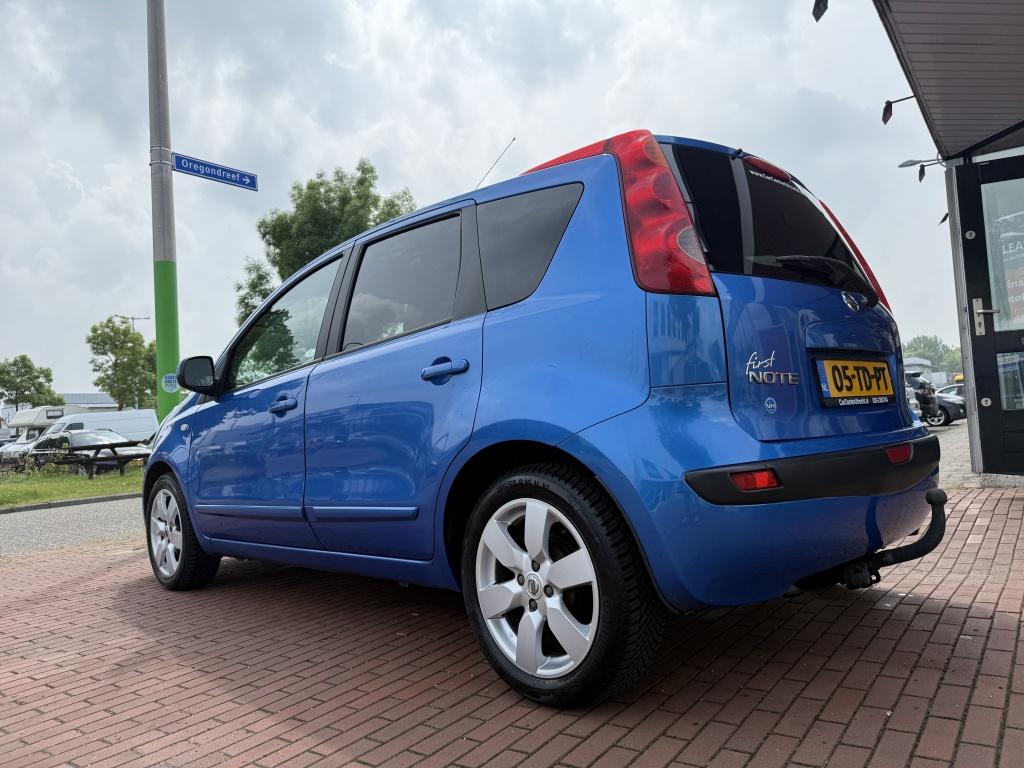 Nissan Note 1.4 First Note | airco | trekhaak | recent nw ap, Metallic lak, 4 cilinders, Blauw, Origineel Nederlands