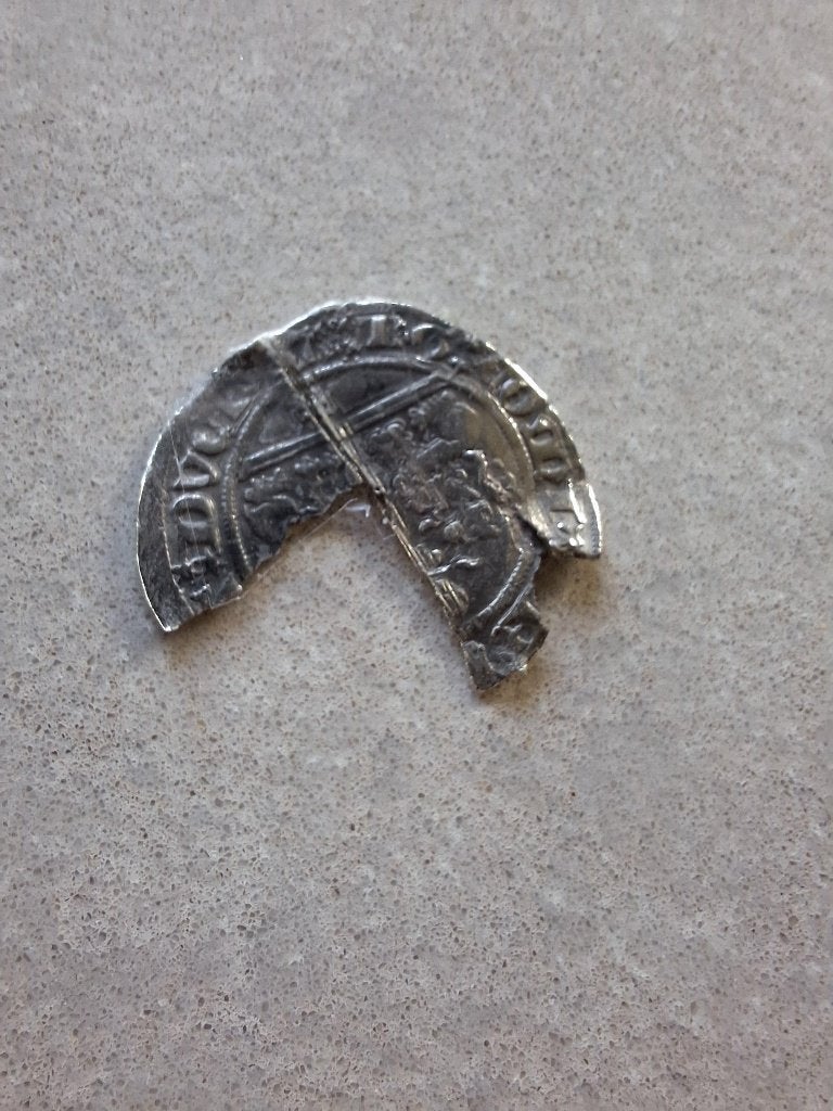 Middeleeuwse dubbele groot 1412-1415 zeldzaam!, Vóór koninkrijk, Zilver, Losse munt, Overige waardes