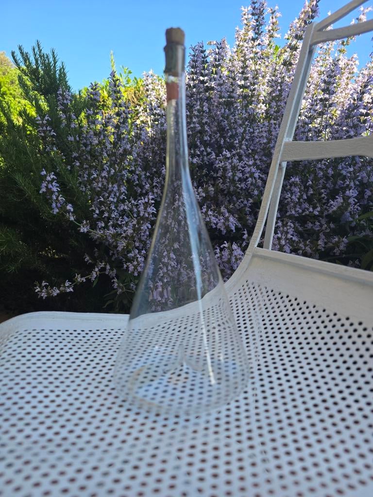 Prachtige antieke italiaanse Grappa fles met kurk €20, Antiek en Kunst, Ophalen of Verzenden