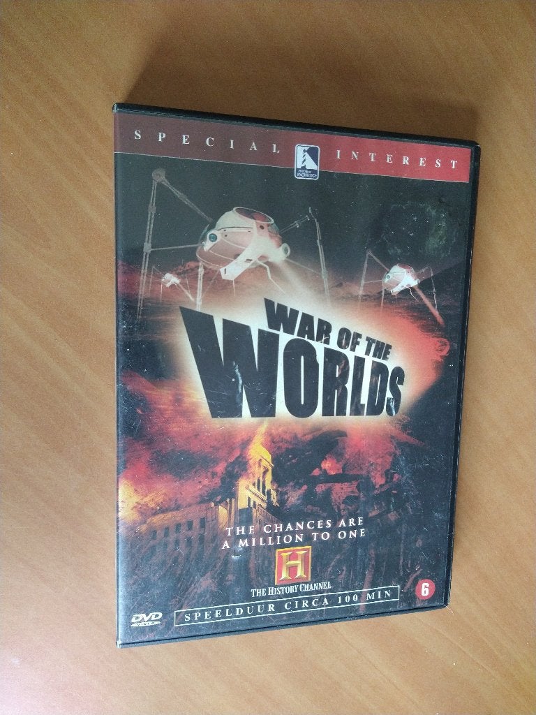 Dvd War of the worlds. The history channel., Vanaf 16 jaar, Ophalen of Verzenden, Zo goed als nieuw