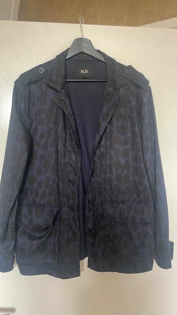 Leopard print jasje Alix the Label, Alix the label, Blauw, Ophalen of Verzenden, Zo goed als nieuw