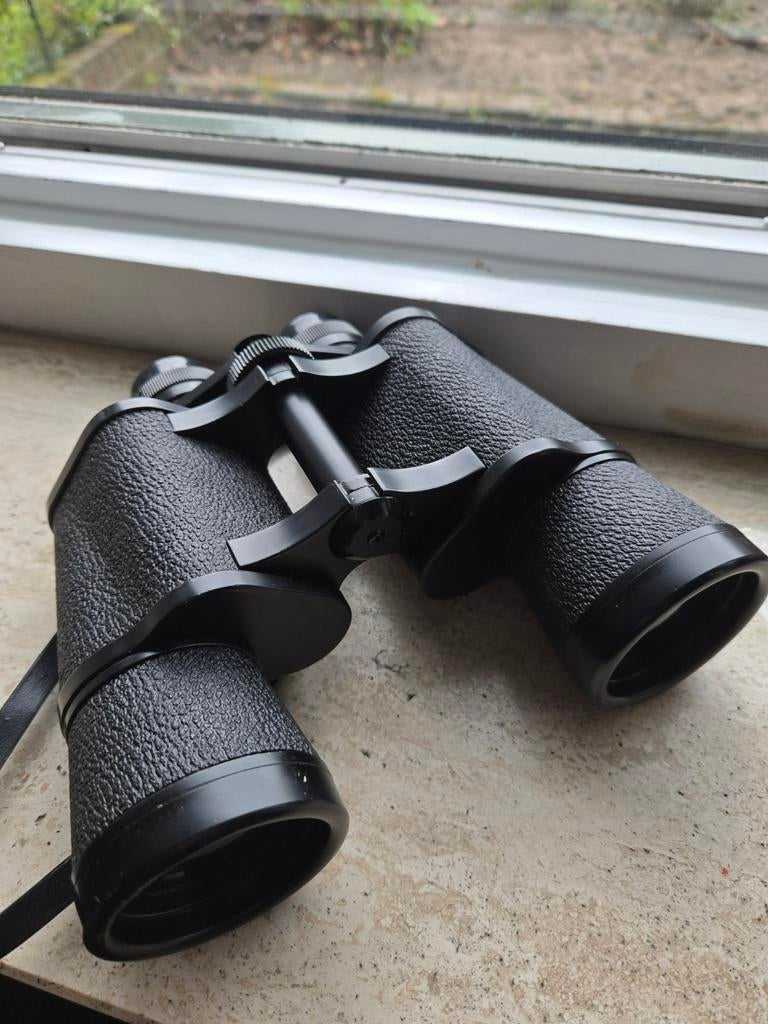 SUPRA 7x50 vintage verrekijker, Gebruikt, Verzenden, Minder dan 8x, Porro (met knik)