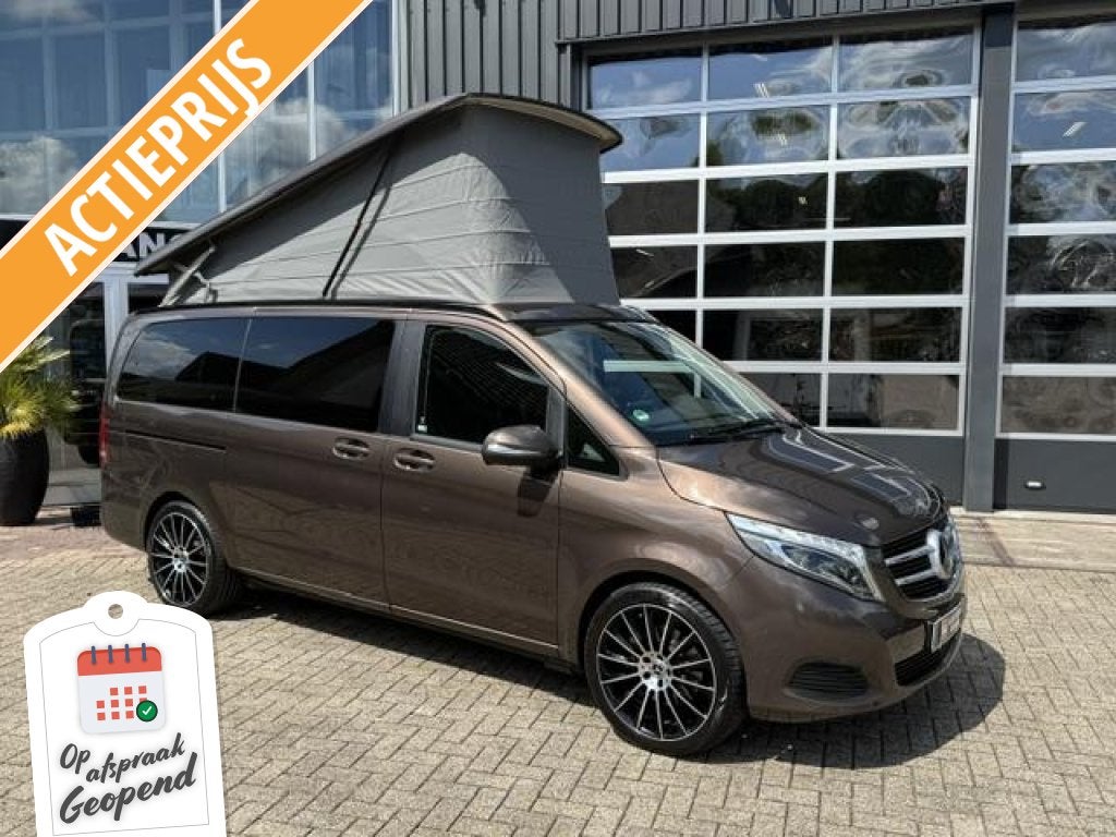Prachtige Mercedes-Benz V250 Marco Polo Automaat!, Caravans en Kamperen, Campers, Automaat, Buscamper of Camperbus, Mercedes-Benz AG