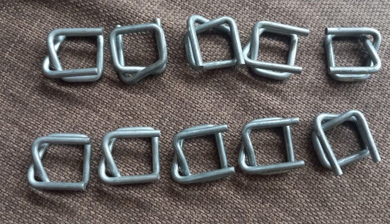 Metalen gespen / sluitclips voor spanbanden of verpakking, Ophalen of Verzenden, Nieuw, Minder dan 50 mm, Overige typen
