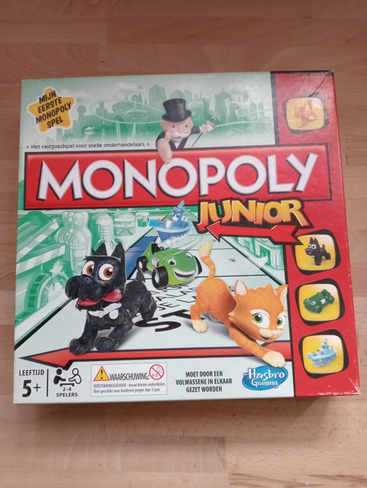 Monopoly junior hasbro, Ophalen of Verzenden, Gebruikt