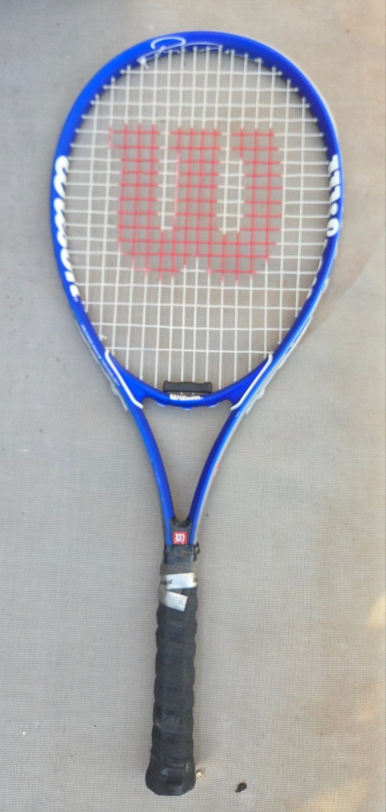 Wilson tennisracket L4 - Blauw, Sport en Fitness, Tennis, Gebruikt, L4, Ophalen of Verzenden, Wilson