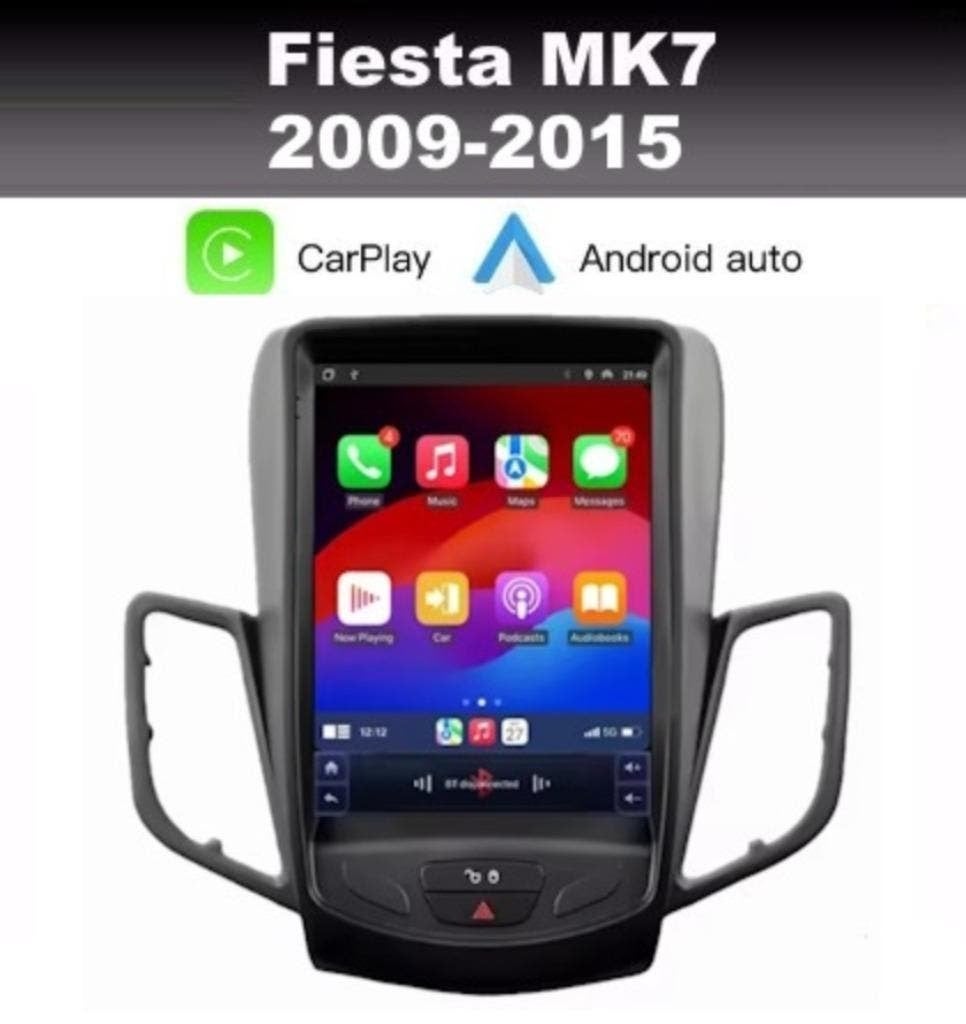 Ford Fiesta MK7 2009-2016 navigatie apple carplay android 14, Auto diversen, Ophalen of Verzenden, Nieuw
