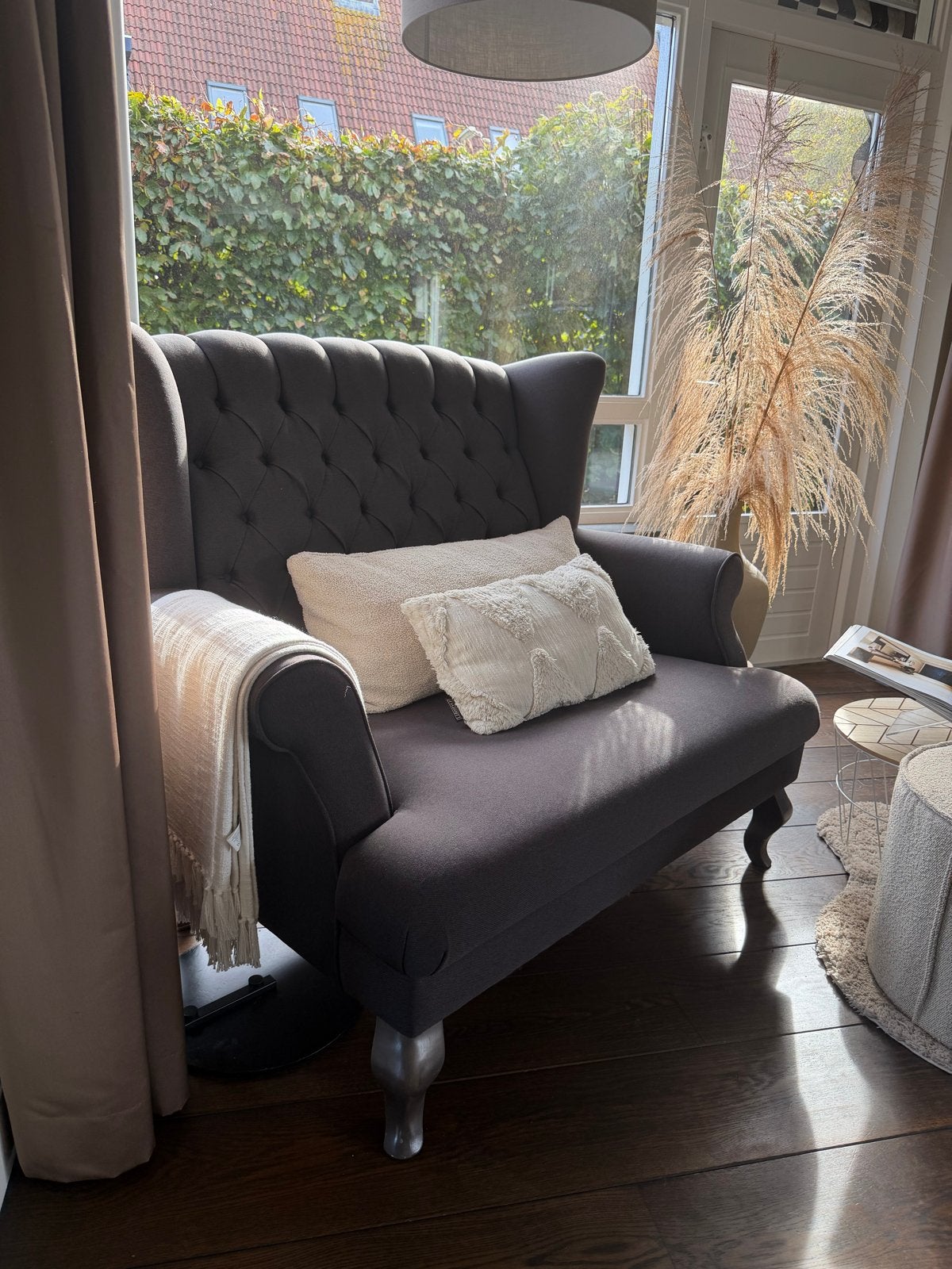 Stijlvolle tweepersoons loveseat - Zo goed als nieuw, Ophalen, 150 tot 200 cm, Tweepersoons, 75 tot 100 cm