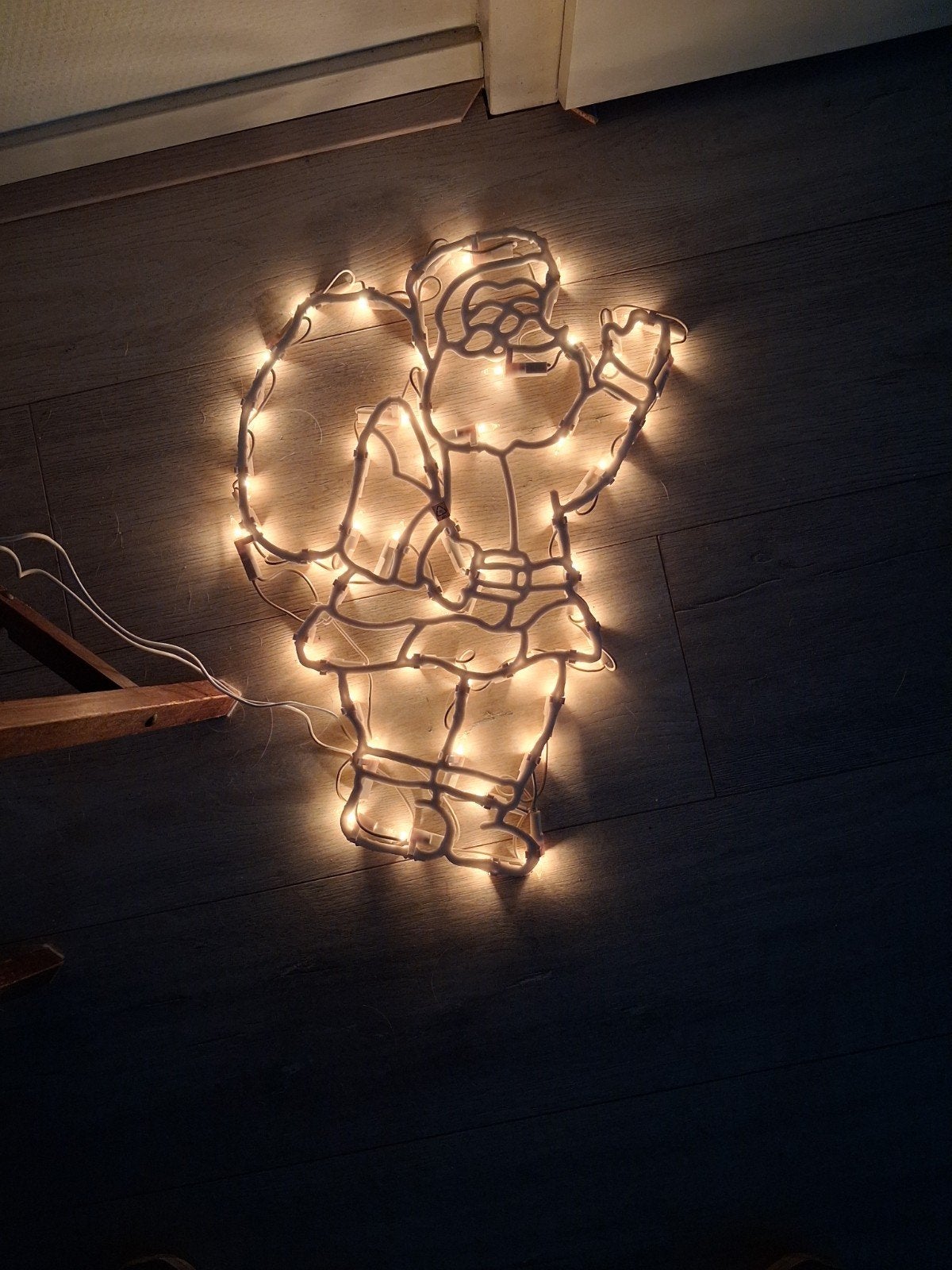 raamverlichting kerstman, Ophalen of Verzenden, Gebruikt