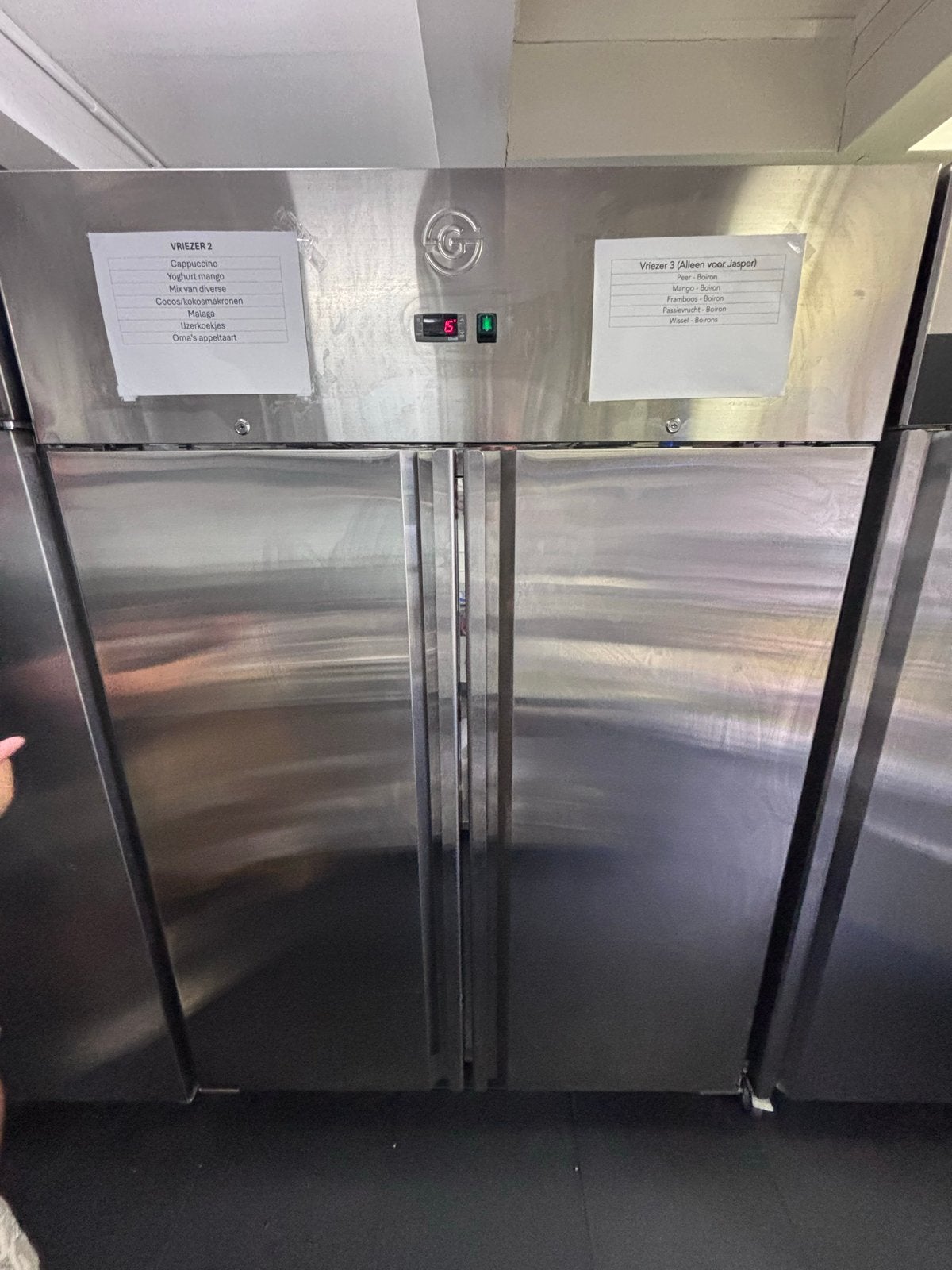 Goos Horeca Vrieskast 1200 Liter RVS - Promoline, Ophalen, Gebruikt