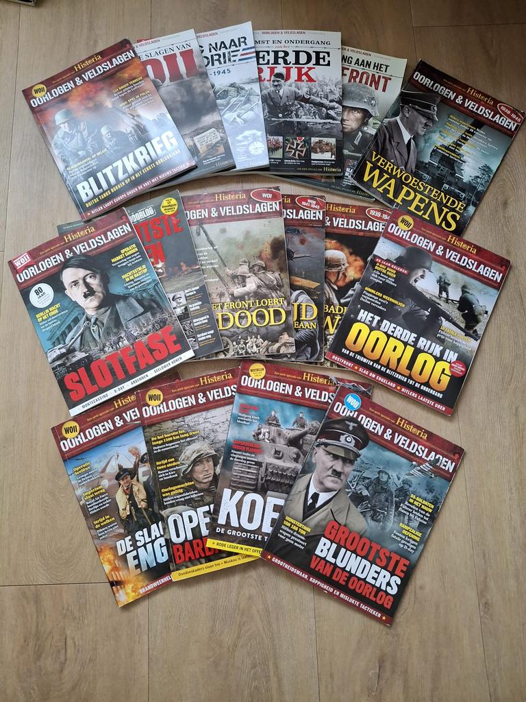 Magazines Historia Oorlog en Veldslagen 16x, Ophalen of Verzenden, Gelezen