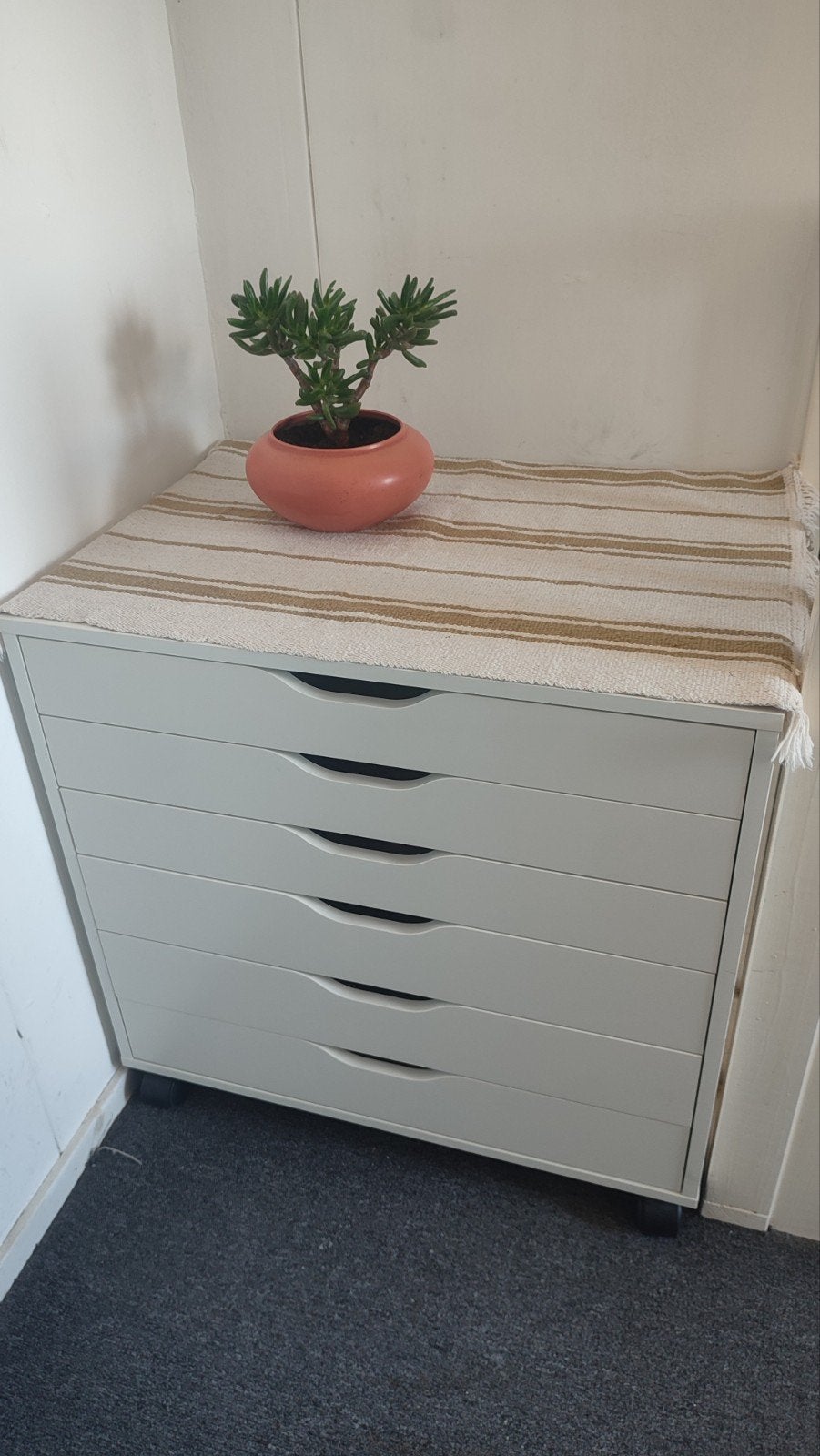 Ikea Alex ladeblok, Ophalen, Minder dan 50 cm, 5 laden of meer, Zo goed als nieuw